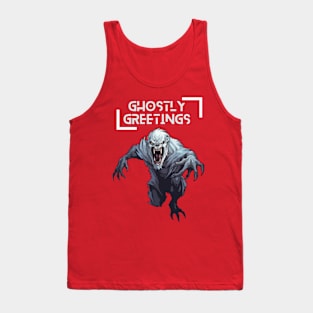 Ghostly Greetings Halloween Tank Top